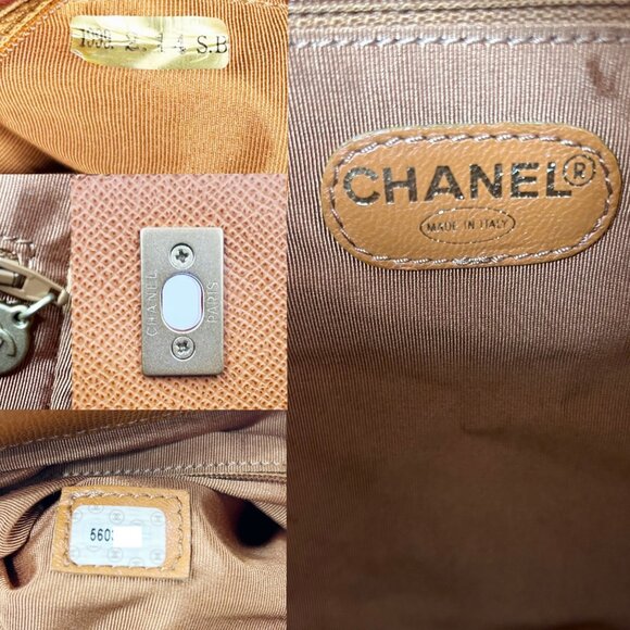 Chanel Brand New Vintage Brown Caviar Faux Tortoise Backpack main image 7